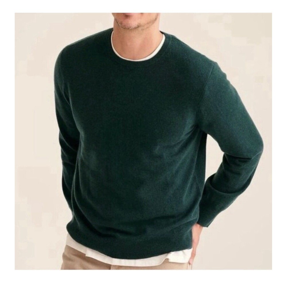 NAADAM The Original Cashmere Sweater Men's Small Crewneck Minimalist Preppy NEW